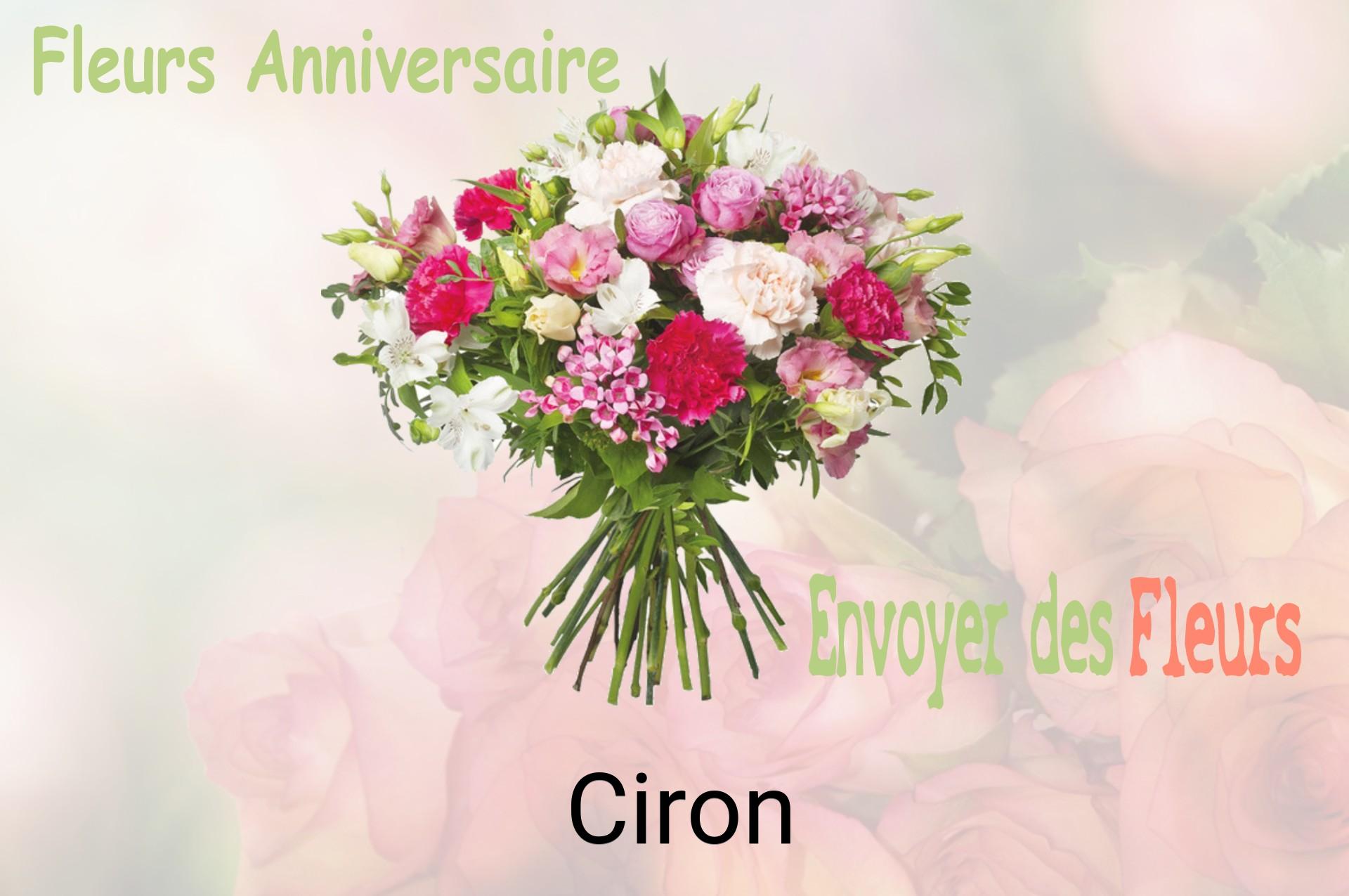 Bouquet de fleurs d’anniversaire livré à Ciron